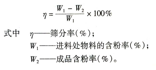 計(jì)算篩分率 計(jì)算篩分率